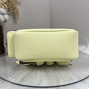 Fortok Hermès Kelly Jump backpack Light Yellow Silver Hardware 15x6x17cm - 6