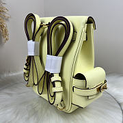 Fortok Hermès Kelly Jump backpack Light Yellow Gold Hardware 15x6x17cm - 2