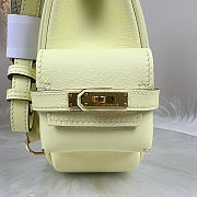 Fortok Hermès Kelly Jump backpack Light Yellow Gold Hardware 15x6x17cm - 5