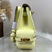Fortok Hermès Kelly Jump backpack Light Yellow Gold Hardware 15x6x17cm - 4