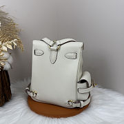 Fortok Hermès Kelly Jump backpack Ivory Gold Hardware 15x6x17cm - 6
