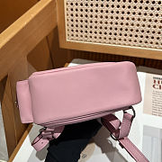 Fortok Hermès Kelly Jump backpack Pink Silver Hardware 15x6x17cm - 5