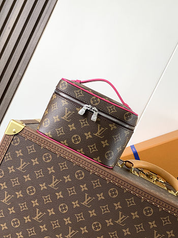 Fortok Louis Vuitton Nice Mini vanity case Hot Pink 13.5 x 12 x 20cm
