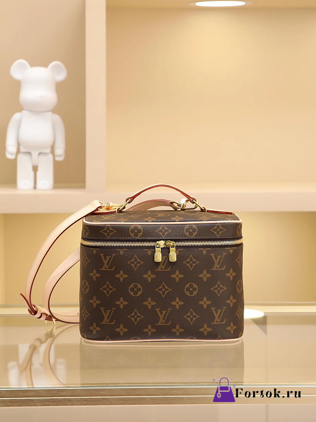 Fortok Louis Vuitton Nice BB Classic Monogram 24*14*17cm - 1