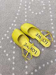 Fortok Loewe Toy pumps ankle-strap Ballerinas Yellow - 1