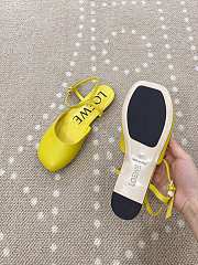 Fortok Loewe Toy pumps ankle-strap Ballerinas Yellow - 6