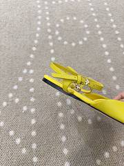 Fortok Loewe Toy pumps ankle-strap Ballerinas Yellow - 4