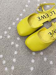 Fortok Loewe Toy pumps ankle-strap Ballerinas Yellow - 3