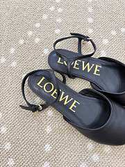 Fortok Loewe Toy pumps ankle-strap Ballerinas Black - 4