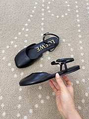 Fortok Loewe Toy pumps ankle-strap Ballerinas Black - 2