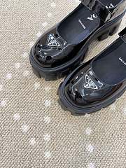 Fortok Prada Monolith Mary Jane flats Patent leather Black 6cm - 3