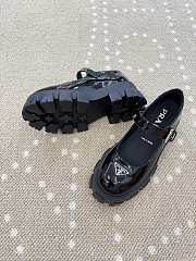 Fortok Prada Monolith Mary Jane flats Patent leather Black 6cm - 5