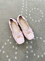 Fortok Valentino Garavani VLogo Signature Patent leather Ballet flats Light Pink - 1