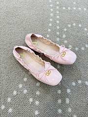Fortok Valentino Garavani VLogo Signature Patent leather Ballet flats Light Pink - 3