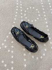 Fortok Valentino Garavani VLogo Signature Patent leather Ballet flats Black - 3