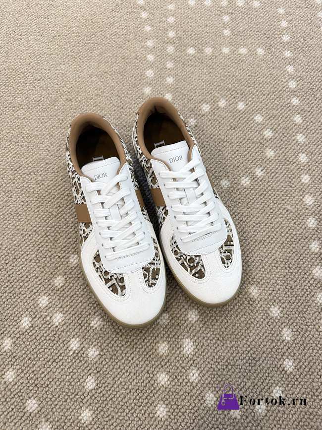 Fortok Dior sneakers with Dior Print details Brown - 1