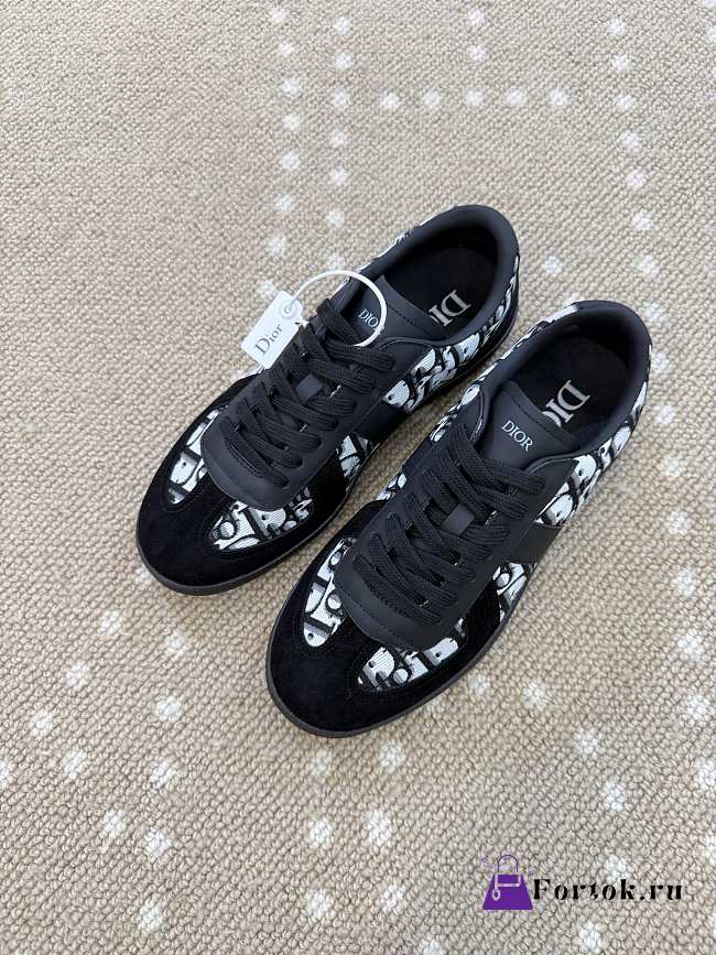 Fortok Dior sneakers with Dior Print details Black - 1