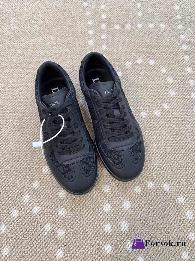 Fortok Dior sneakers with Dior Print details Full Black - 1