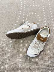 Fortok Fendi Wave Pulse sneakers Brown/ White Suede - 2