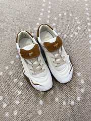 Fortok Fendi Wave Pulse sneakers Brown/ White Suede - 6