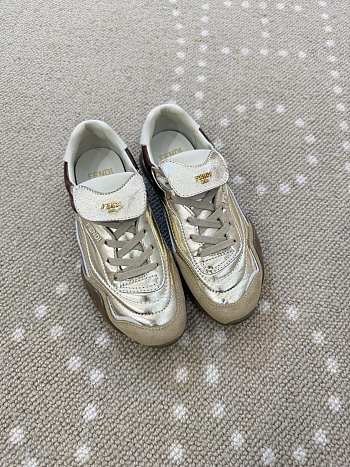 Fortok Fendi Wave Pulse sneakers Silver/ Burgundy