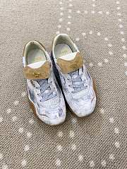 Fortok Fendi Wave Pulse sneakers Brown/ Blue Suede - 1