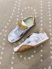 Fortok Fendi Wave Pulse sneakers Brown/ Blue Suede - 5