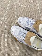 Fortok Fendi Wave Pulse sneakers Brown/ Blue Suede - 4