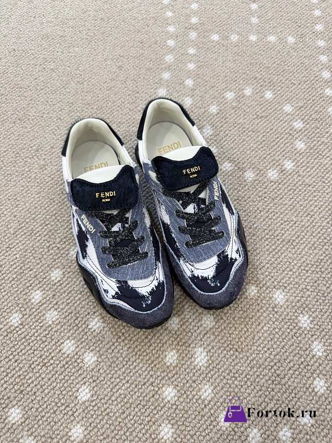 Fortok Fendi Wave Pulse sneakers Navy Blue - 1