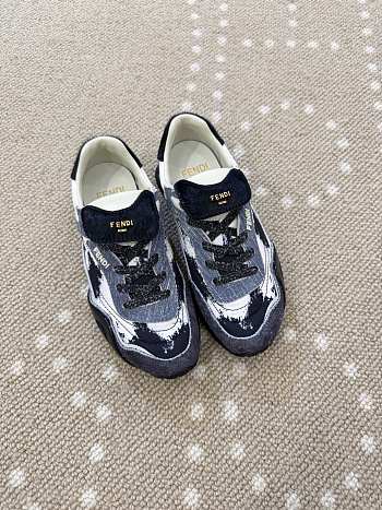 Fortok Fendi Wave Pulse sneakers Navy Blue