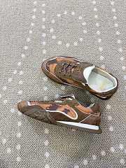 Fortok Fendi Wave Pulse sneakers Brown Suede - 5