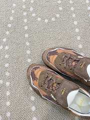 Fortok Fendi Wave Pulse sneakers Brown Suede - 4