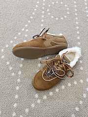 Fortok Miu Miu Gymnasium Sneakers Brown suede and shearling - 2