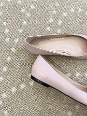 Fortok Valentino Garavani Bepointy leather ballet flats Pink - 6