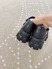 Fortok Prada Monolith Mary Jane flats brushed leather Black 6cm - 5