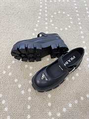 Fortok Prada Monolith Mary Jane flats brushed leather Black 6cm - 2