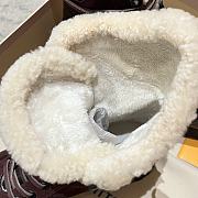 Fortok Louis Vuitton Laureate Platform Desert Boots Burgundy With Brown Monogram - 5