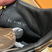 Fortok Louis Vuitton Laureate Platform Desert Boots Black - 6