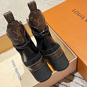 Fortok Louis Vuitton Laureate Platform Desert Boots Black - 5