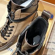 Fortok Louis Vuitton Laureate Platform Desert Boots Brown - 6