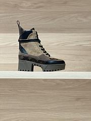 Fortok Louis Vuitton Laureate Platform Desert Boots Brown - 4
