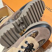 Fortok Louis Vuitton Laureate Platform Desert Boots Brown - 2