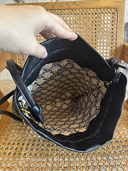 Fortok Loewe Medium Flamenco purse Black 29 x 32 x 0.5 cm - 5