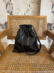 Fortok Loewe Medium Flamenco purse Black 29 x 32 x 0.5 cm - 4