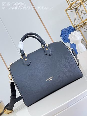 Fortok Louis Vuitton Speedy Soft 30 bag Black 17 x 30 x 21cm