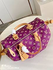 Fortok Louis Vuitton Speedy P9 Bandoulière 40 bag Purple 26 x 23 x 40cm - 3
