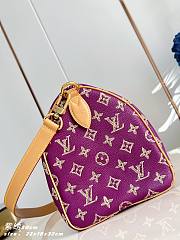 Fortok Louis Vuitton Speedy P9 Bandoulière 30 bag Purple 22 x 18 x 32cm - 2