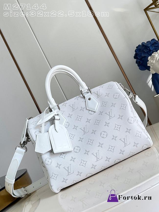 Fortok Louis Vuitton Speedy P9 Bandoulière 30 bag White 22 x 18 x 32cm - 1