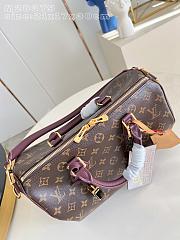 Fortok Louis Vuitton Speedy P9 Bandoulière 30 bag Burgundy Line 22 x 18 x 32cm - 2