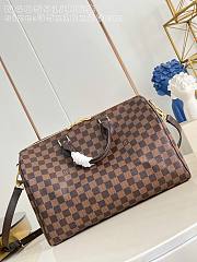 Fortok Louis Vuitton Speedy Bandoulière 35 bag Damier Azur canvas Brown 23 x 18 x 35cm - 1